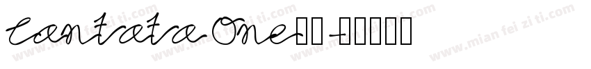 Cantata One字体字体转换